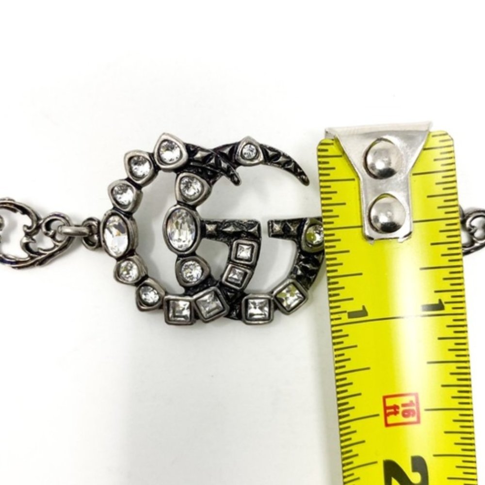 GUCCI BRACELET-MARMONT DOUBLE GG - CRYSTAL EMBELLISHED - VINTAGE FEEL - SOLD OUT - Picture 8 of 9
